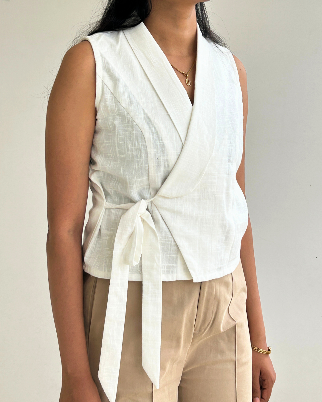 Snow Wrap Top